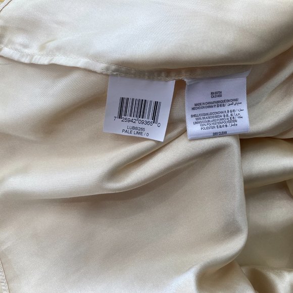 Light Yellow BCBG Max Azria Halter Dress - Picture 8 of 8